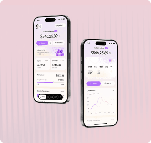 Anchor - Finance App Design